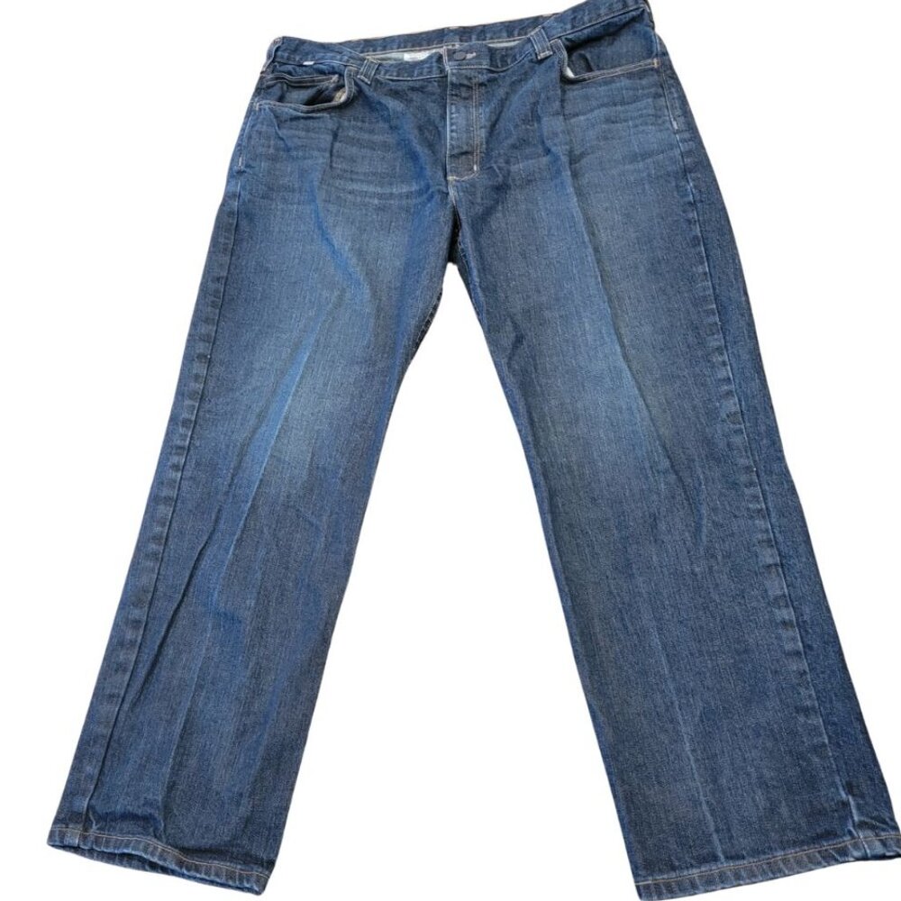 Men's Carhartt CAT2 2112 Relaxed Fit Flame Resistant Denim Blue Jeans - Picture 1 of 8